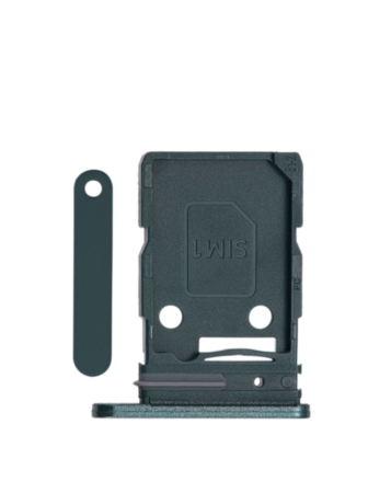 Single Sim Card Tray for Galaxy A37 (A376 / 2026) (GRAY GREEN)