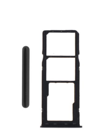 Dual Sim Card Tray for Galaxy A50 (A505) / A30 (A305) / A20 (A205) (BLACK)