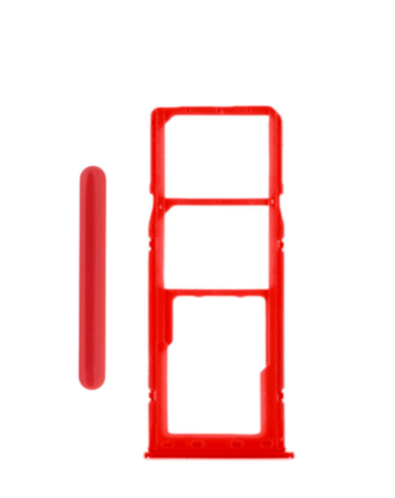 Dual Sim Card Tray for Galaxy A50 (A505) / A30 (A305) / A20 (A205) (RED)