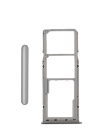 Dual Sim Card Tray for Galaxy A50 (A505) / A30 (A305) / A20 (A205) (SILVER)