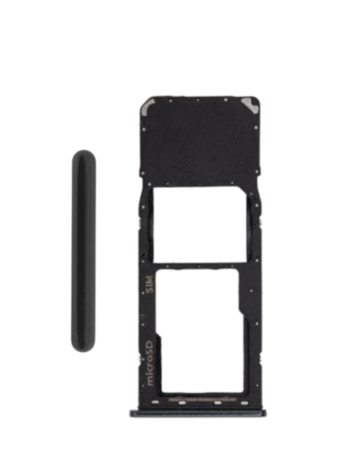 Buy the SIM Card Tray for Galaxy A50 A505, A30 A305, and A20 A205 in black.