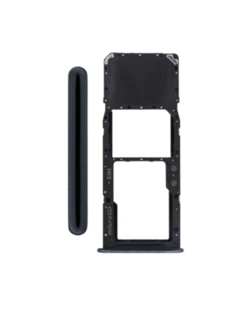 Single Sim Card Tray for Galaxy A71 (A715 / 2020) (PRISM BLACK)
