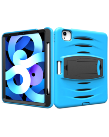 Shockproof Case with Pen Slot - LIGHT BLUE for iPad Pro 12.9 (3rd / 4th / 5th / 6th) (Only Ground Shipping)