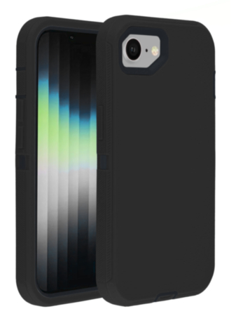 Heavy Duty Case for iPhone 16e / 17e (BLACK) (Only Ground Shipping)