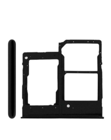 Dual Sim Card Tray for Galaxy A20E (A202) / A10E (A102) (BLACK)