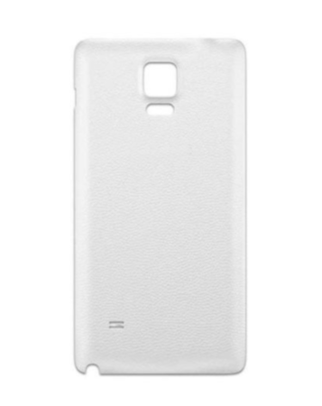 Back Glass for Galaxy Note 4 (NO LOGO) (WHITE)