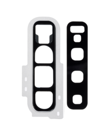 Back Camera Lens with Bracket for Galaxy S10 (WHITE)