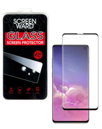 Clear Tempered Glass for Galaxy S10 (Case Friendly / 3D Curved / 1 Piece)