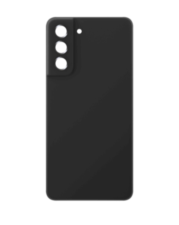 Back Cover Glass with Camera Lens and Adhesive for Galaxy S21 FE (G990) (No Logo) (Graphite)