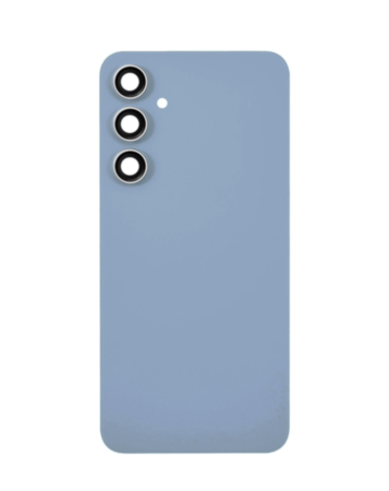 Back Cover Glass with Camera Lens and Adhesive for Galaxy S23 FE (S711) (No Logo) (Indigo)