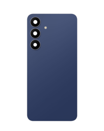 Back Cover Glass with Camera Lens and Adhesive for Galaxy S25 FE (S731) (No Logo) (Navy)