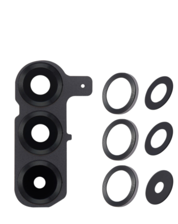 Back Camera Lens with Cover Bezel Ring for Galaxy S25 Plus (S936) (Blue Black)