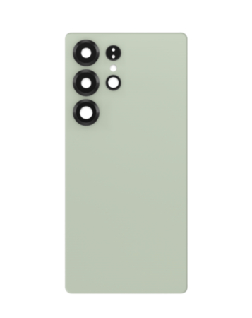 Back Cover Glass with Camera Lens and Adhesive for Galaxy S25 Ultra (S938) (No Logo) (Titanium Jade Green)