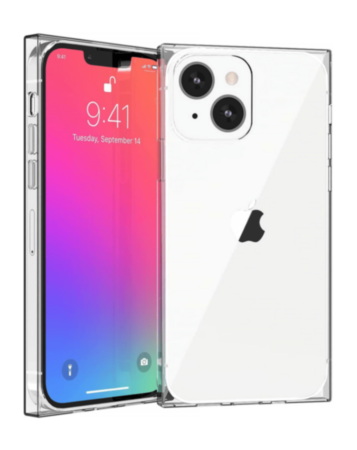 iPhone 13 Mini Square Clear Case (Only Ground Shipping)