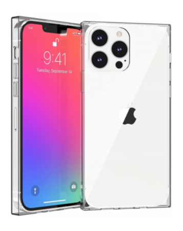 Square Clear Case for iPhone 13 Pro (Only Ground Shipping)