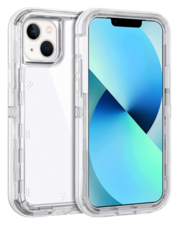 iPhone 13 Mini Transparent Shockproof Case - CLEAR (Only Ground Shipping)