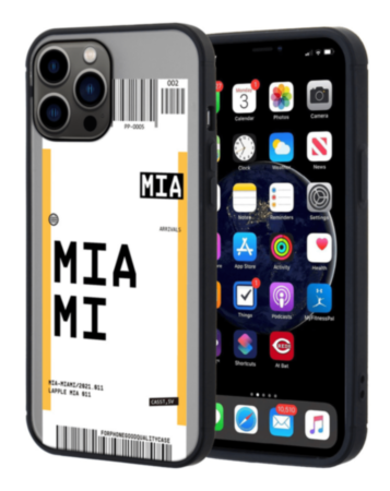 Hard PC Rear / Soft TPU New Style Case - Style 16 for iPhone 13 Pro (Only Ground Shipping)