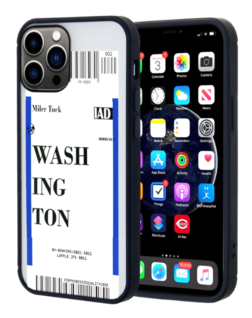 Hard PC Rear / Soft TPU New Style Case - Style 21 for iPhone 13 Pro (Only Ground Shipping)