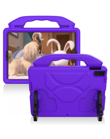 Hand - Held Stand Kids Case - PURPLE for iPad 5 (2017) / iPad 6 (2018) / Air 1 / Air 2 / Pro 9.7 (Only Ground Shipping)