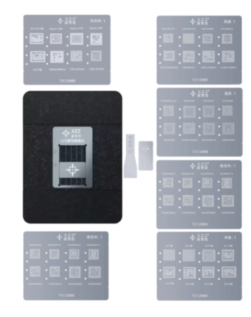 XinZhiZao CPU BGA Reballing Kit for iPhone 6 to 15 PM (A8 to A17)