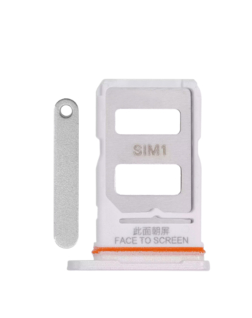 Sim Card Tray for Xiaomi Redmi Note 13R Pro (White)