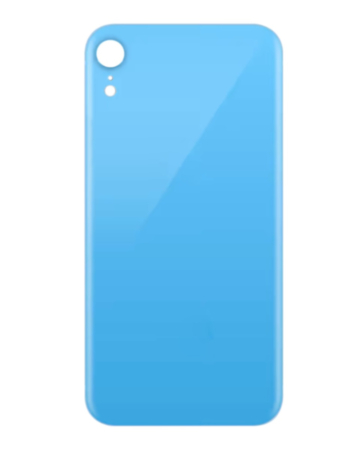 Back Glass with Bigger Camera Hole for iPhone XR (NO LOGO) (BLUE)