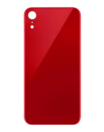 Back Glass with Bigger Camera Hole for iPhone XR (NO LOGO) (RED)
