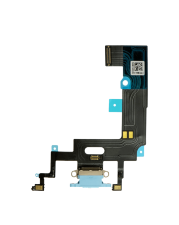 Charging Port Flex Cable for iPhone XR (BLUE) (Premium)
