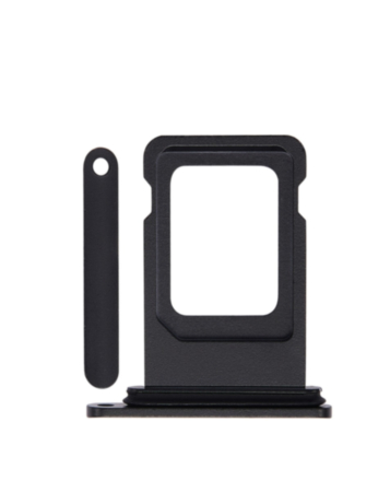 Single Sim Card Tray for iPhone XR (BLACK)