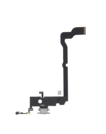 Stock up on the aftermarket charging port flex cable for iPhone XS in silver.