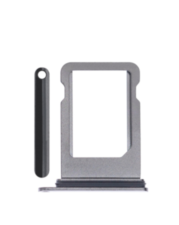 Buy the single SIM card tray for iPhone XS in space gray.