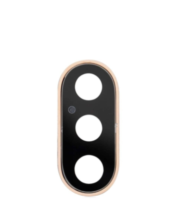Buy the gold back camera lens with bracket for iPhone XS Max and XS.