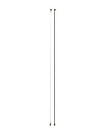 Moto One 5G Ace (XT2113-1/2 / 2021) Antenna Connecting Cable (White 12.4CM / Black 12.3CM) (2 Piece Set)