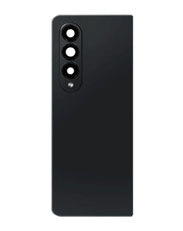 Back Glass with Camera Lens for Galaxy Z Fold 4 F936 (Service Pack) (Black)