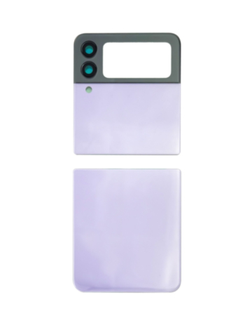 Back Glass for Galaxy Z Flip 3 F711 (2 Piece Set) (NO LOGO) (LAVENDER)