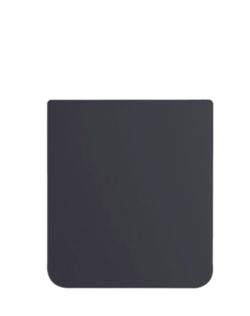 Back Glass with Camera Lens for Galaxy Z Flip 4 F721 (Service Pack) (Graphite)