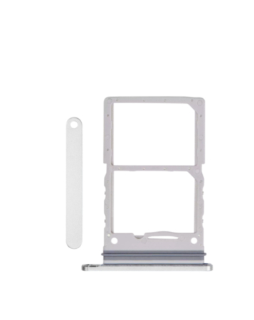 Dual Sim Card Tray for Galaxy Z Flip 6 (WHITE)