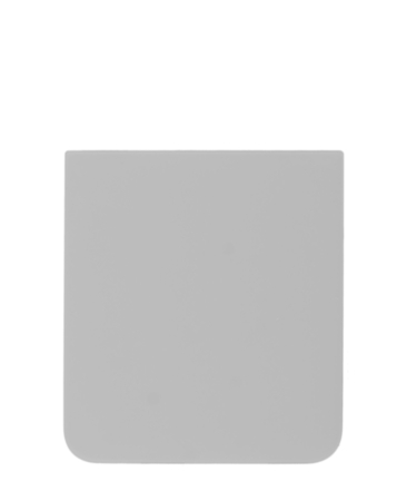 Back Glass with Camera Lens for Galaxy Z Flip 6 F741 (Service Pack) (Silver Shadow)