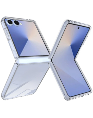 Galaxy Z Flip 7 Hybrid Case with Air Cushion Technology - CLEAR (Only Ground Shipping)
