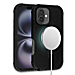 Wireless Charging Heavy Duty Case - BLACK for iPhone 16 Plus (Only Ground Shipping)
