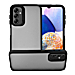 Matte Silicone Frame Shockproof Case - BLACK for Galaxy A36 / A37 (Only Ground Shipping)