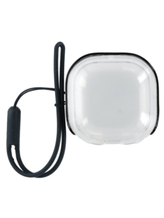 Galaxy Buds Pro / Buds 2 Pro / Buds 2 / Buds FE / Buds Live Transparent Case - CLEAR & BLACK (Only Ground Shipping)