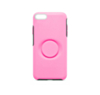 Dual Layer Heavy Duty Case with Pop Up Holder - HOT PINK for iPhone 8P / 7P / 6SP / 6P (Only Ground Shipping)