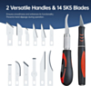 PRO-GRADE Precision Knife Set (14 Pcs) (Not Returnable) (Only Ground Shipping)