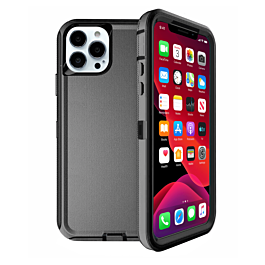 Heavy Duty Case for iPhone 13 Pro (BLACK) (Only Ground Shipping)