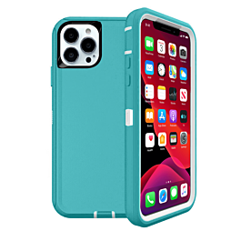 Heavy Duty Case for iPhone 13 Pro (LIGHT TEAL) (Only Ground Shipping)