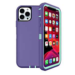 Heavy Duty Case for iPhone 13 Pro (PURPLE & TEAL) (Only Ground Shipping)
