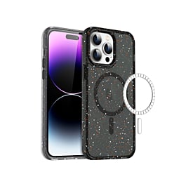 Splash - Ink Design Wireless Charging Case - BLACK for iPhone 14 Pro Max (Only Ground Shipping)