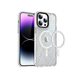 Splash - Ink Design Wireless Charging Case - WHITE for iPhone 14 Pro Max (Only Ground Shipping)