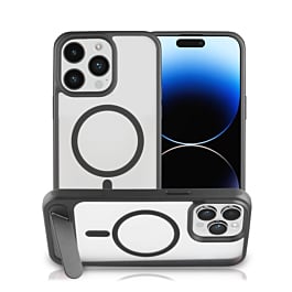 Magsafe Case with Metal Stander - GRAY for iPhone 14 Pro Max (Only Ground Shipping)